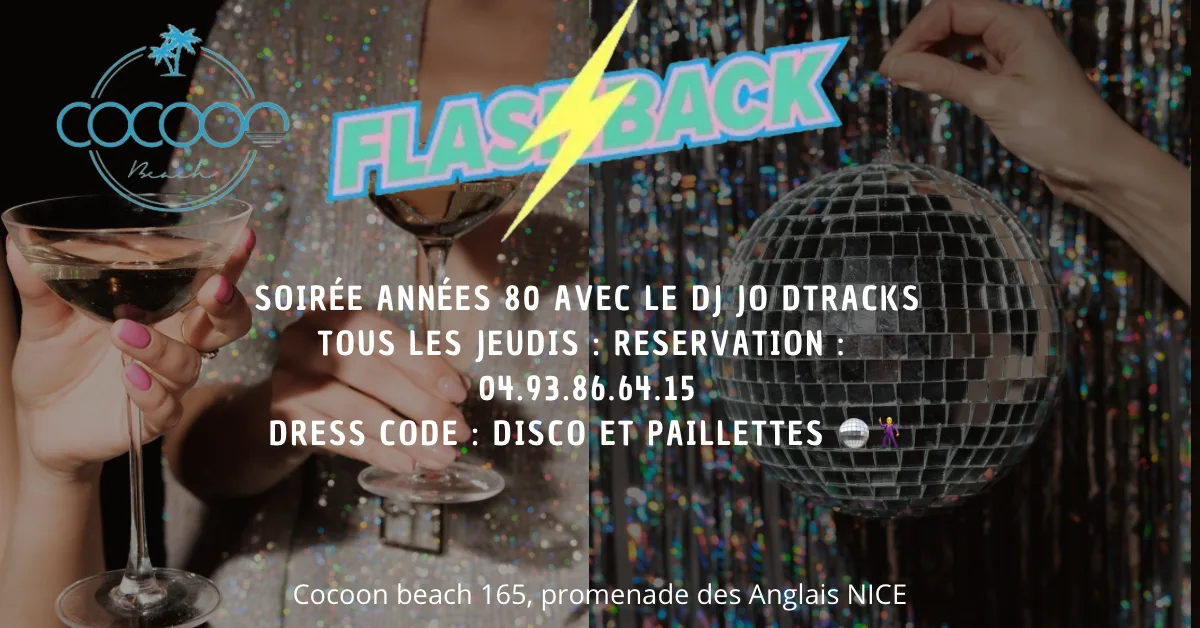 Soirée Flashback Année 80 Cover