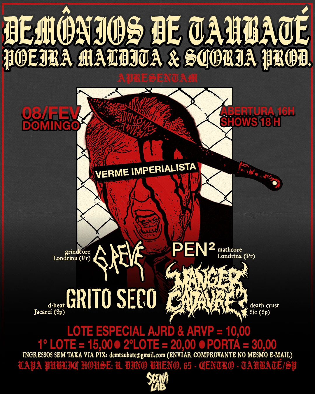 Manger Cadavre?, Greve, Pen Pen E Grito Seco Em Taubaté/Sp Cover