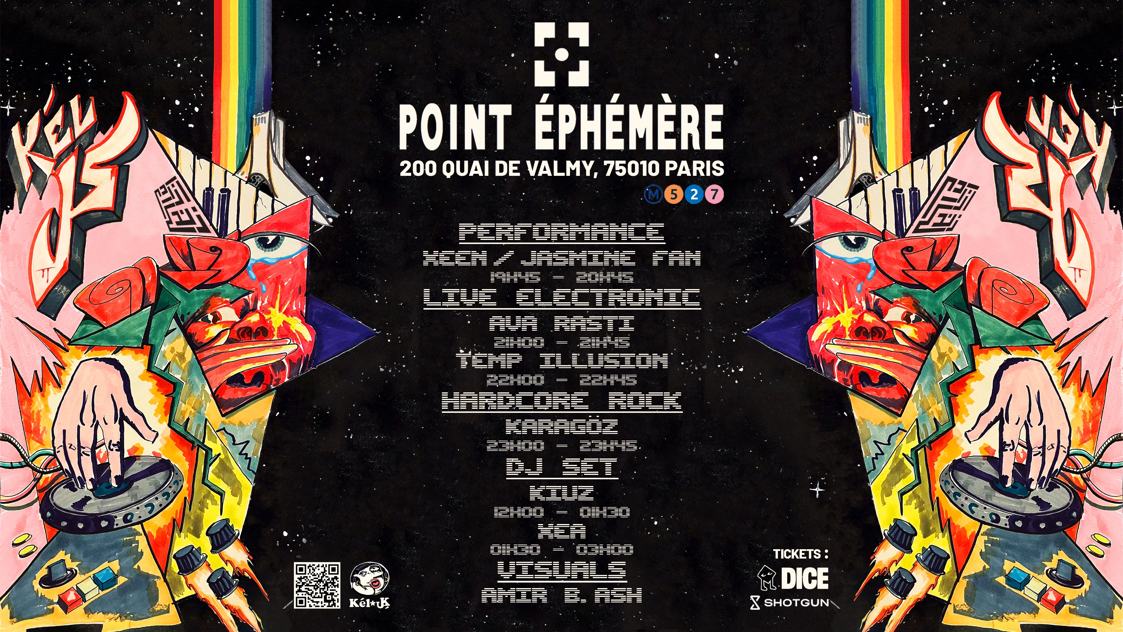 Kél À Point Éphémère Cover