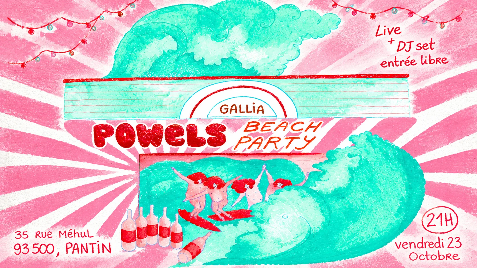 Powels Beach Party Cover