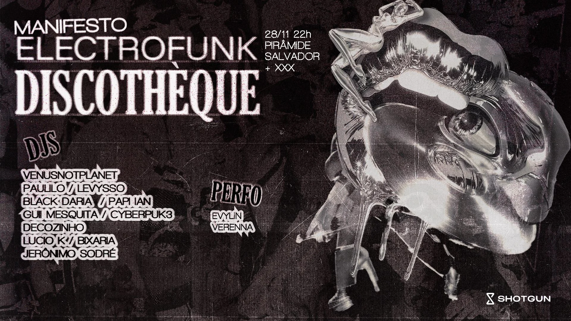 Manifesto Electrofunk Discothèque 28/11 @ Pirâmide Salvador Cover