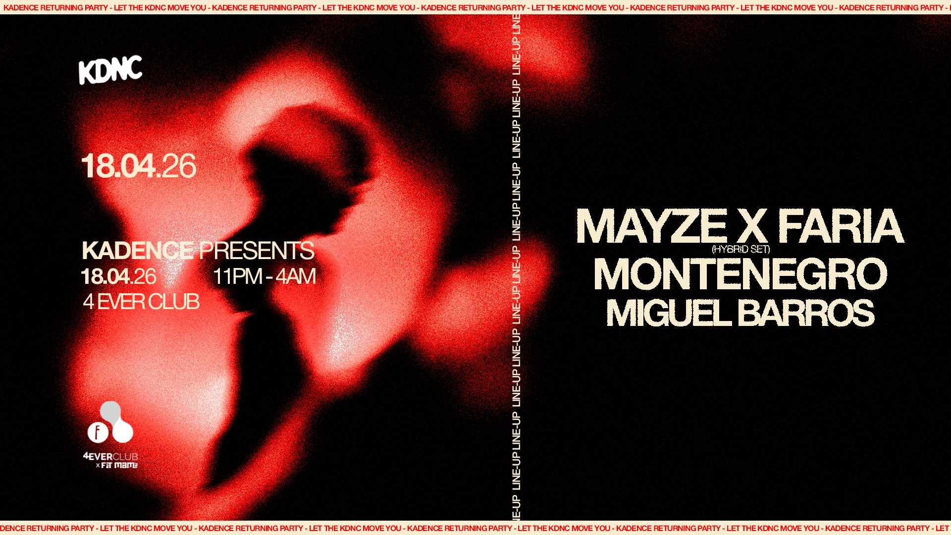 Mayze X Faria · Kadence X 4everclub Cover
