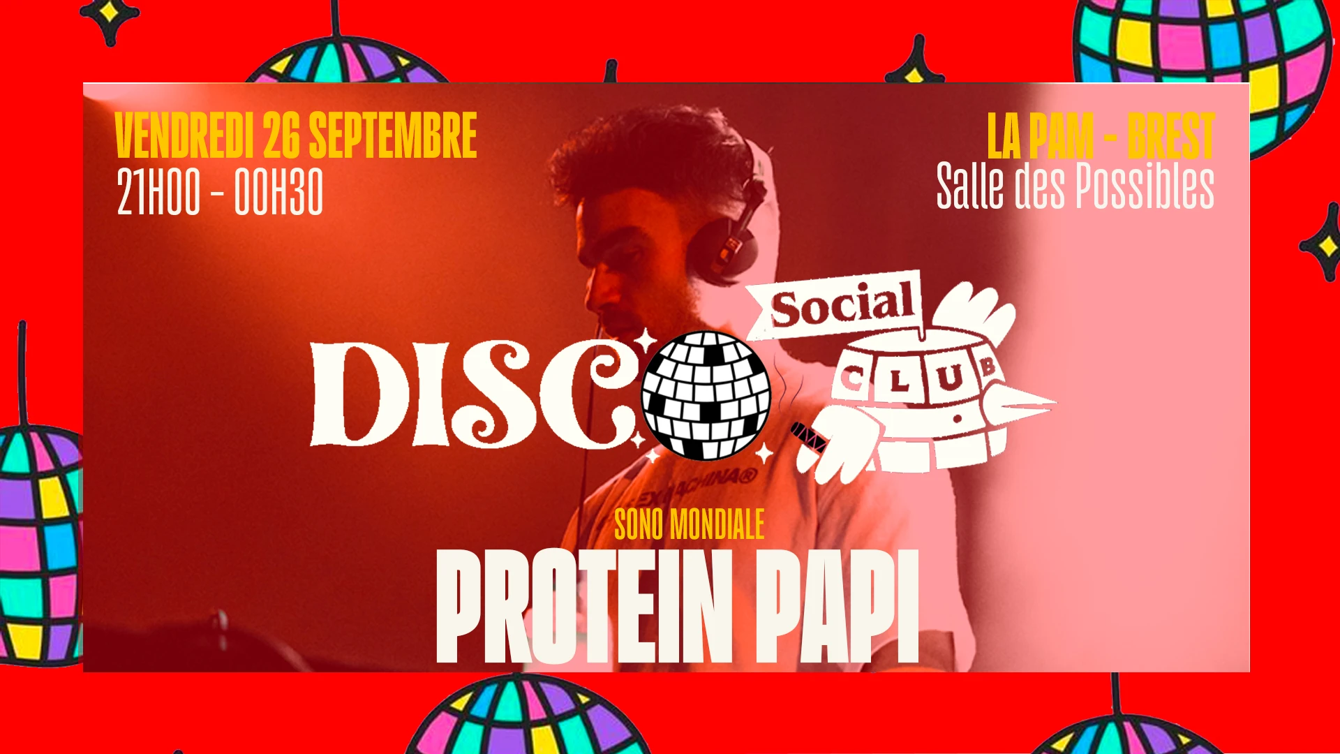 Disco Social Club - Protein Papi Cover