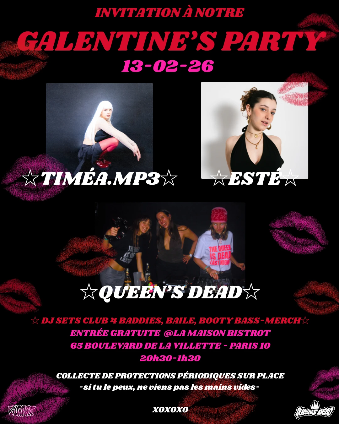 Surpat : Queen's Dead Galentine's Party Cover