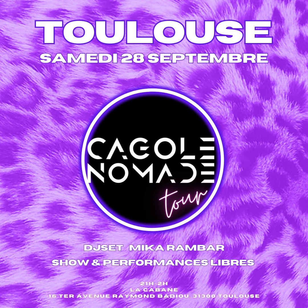 Cagole Nomade Party #Toulouse Cover