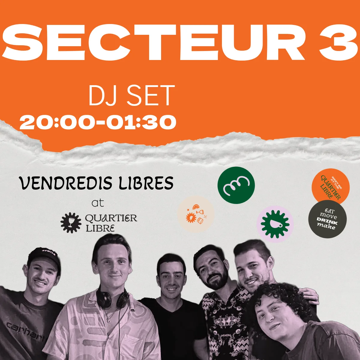Vendredis Libres - Secteur 3 Cover