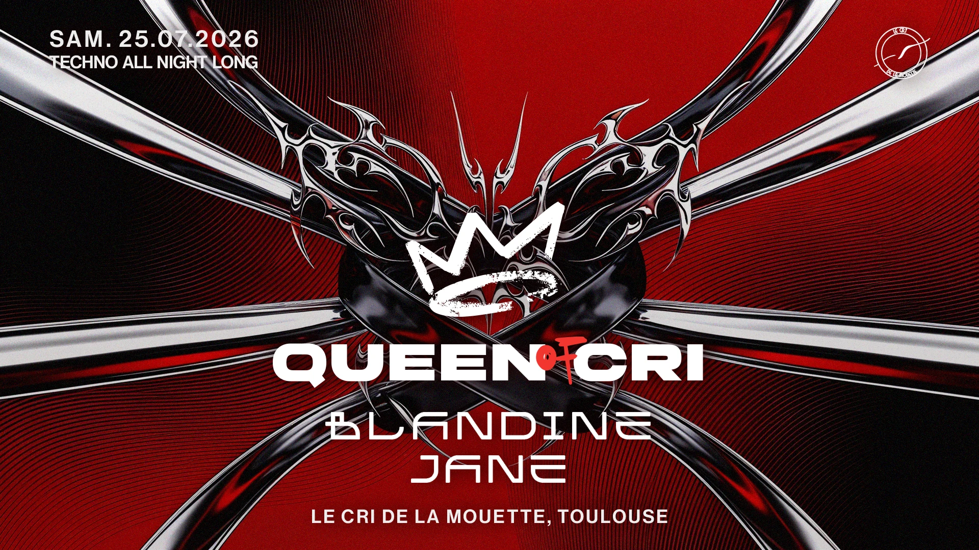 Queen Of Cri Inv. Blandine & Jane Mf (Techno All Night Long) Cover