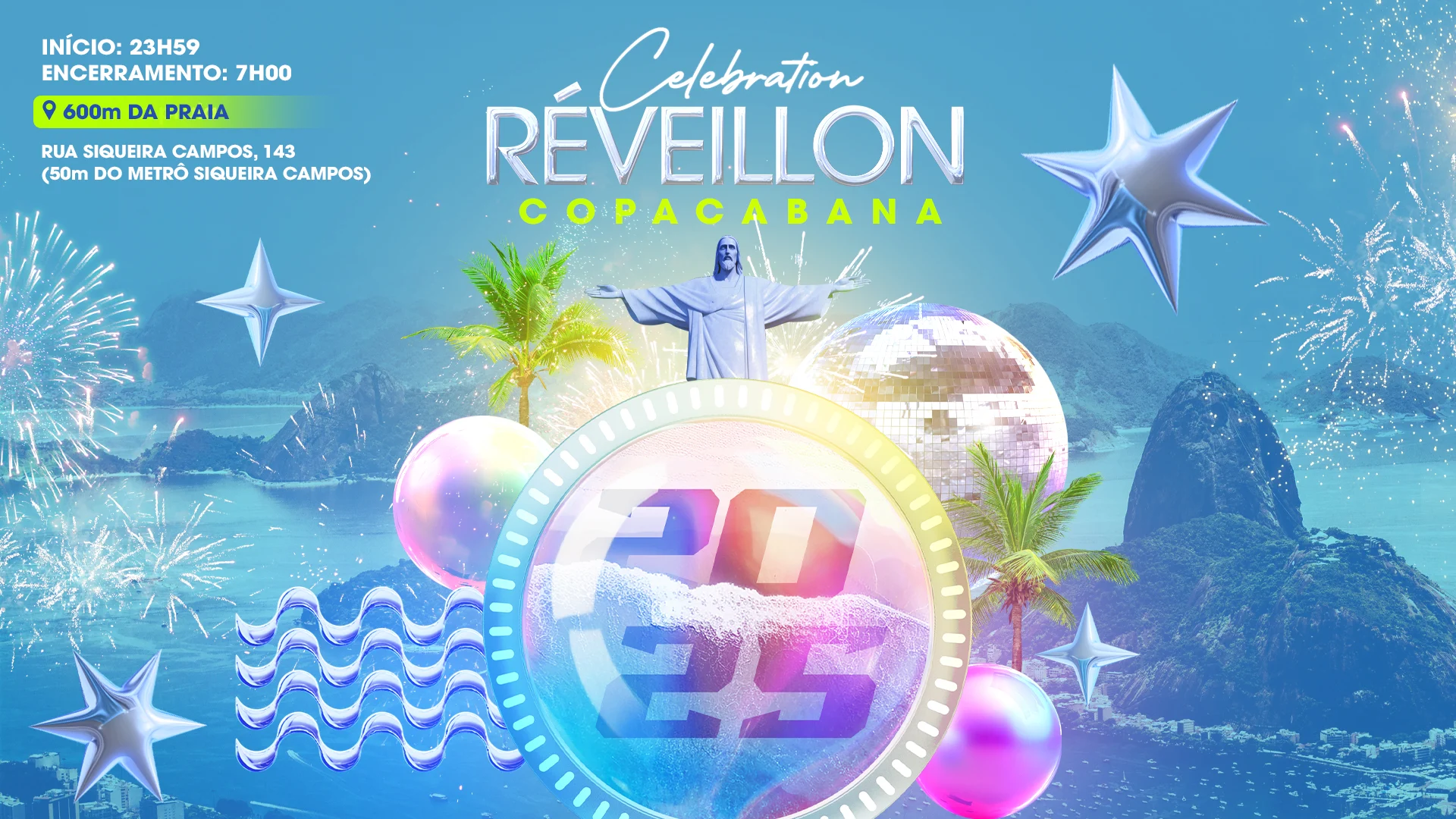 Réveillon Celebration 2025 Copacabana | Substation Club Cover