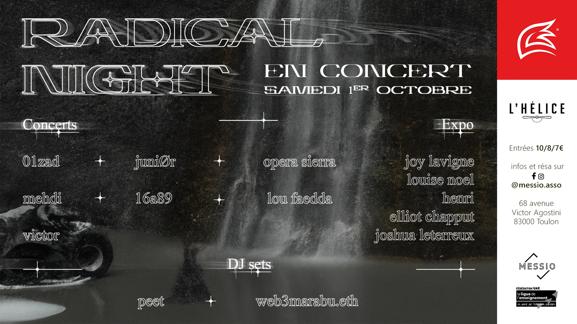 Radical Night Avec Opera Sierra, 01zad, Juniør & More Cover