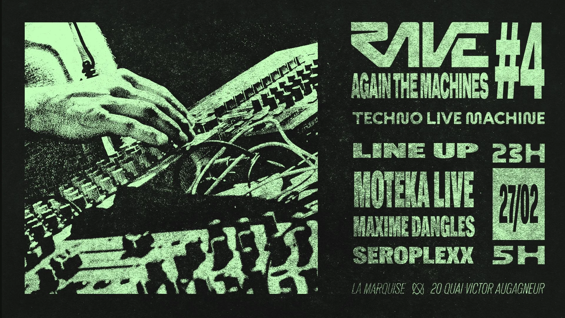 Rave Again The Machines#4 Cover