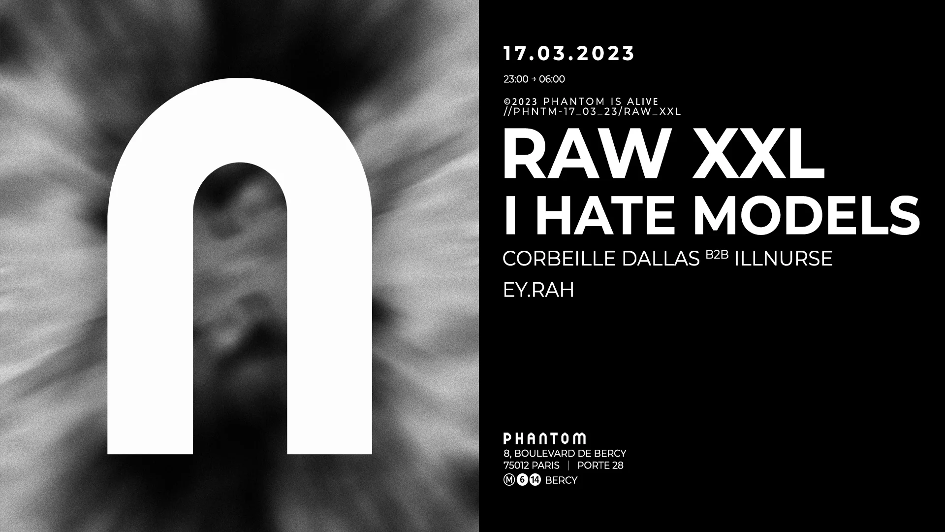 Phantom : Raw Xxl - I Hate Models Cover
