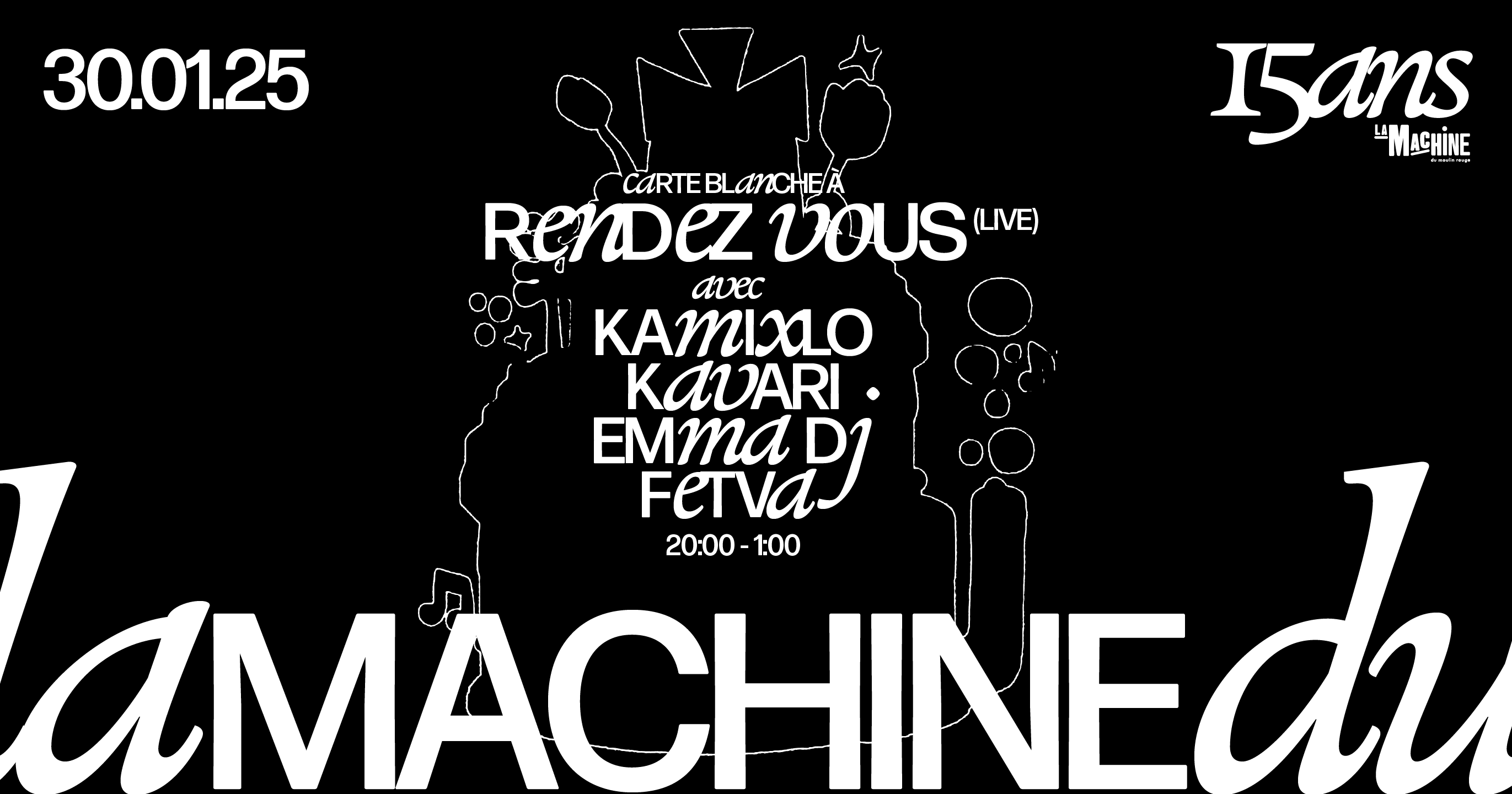 Rendez Vous, Kamixlo, Kavari & More : La Machine 15 Ans Cover