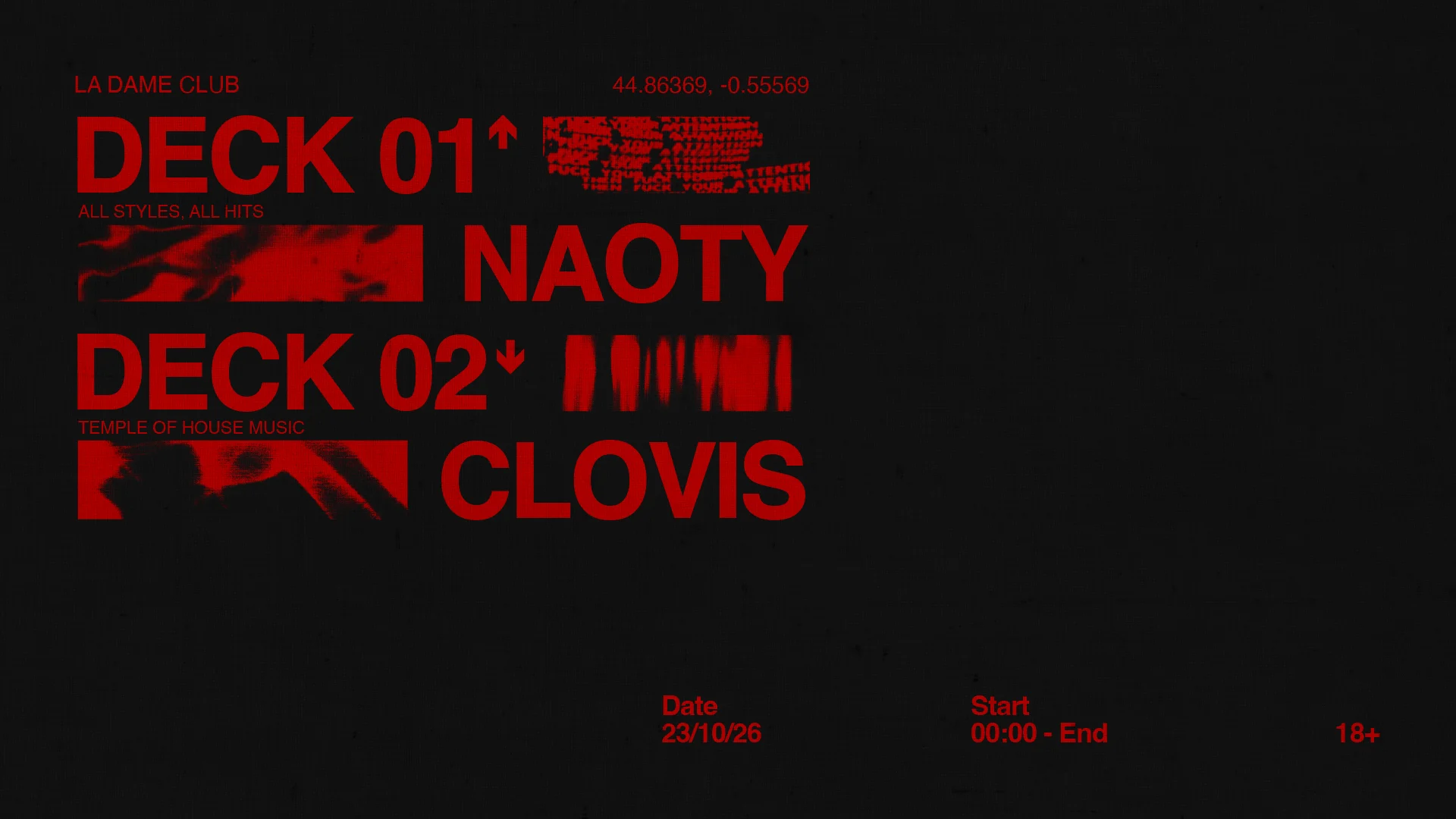 La Dame // Ven 23 Oct // Naoty - Clovis Cover