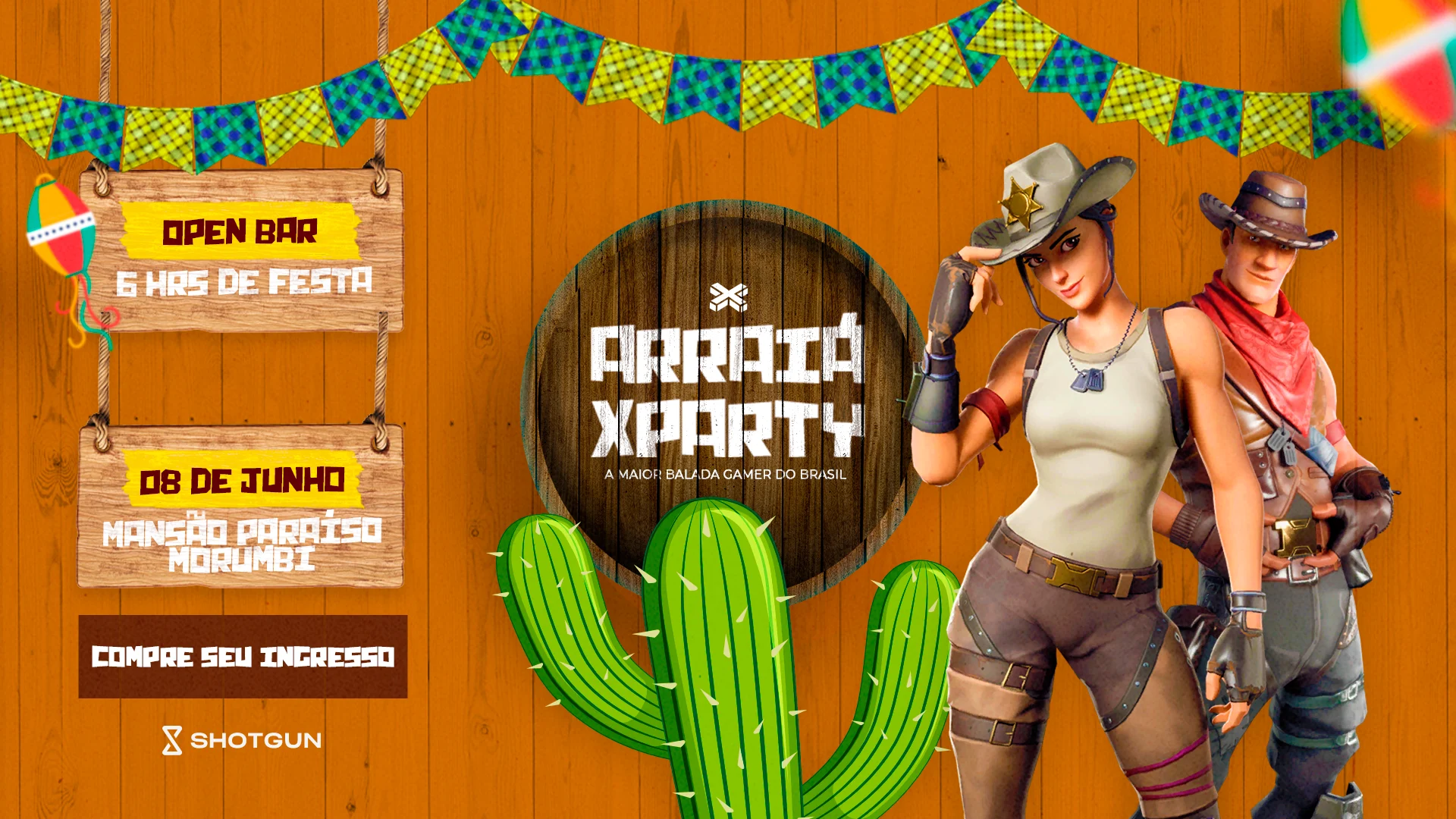 Arraiá Da X Party Cover