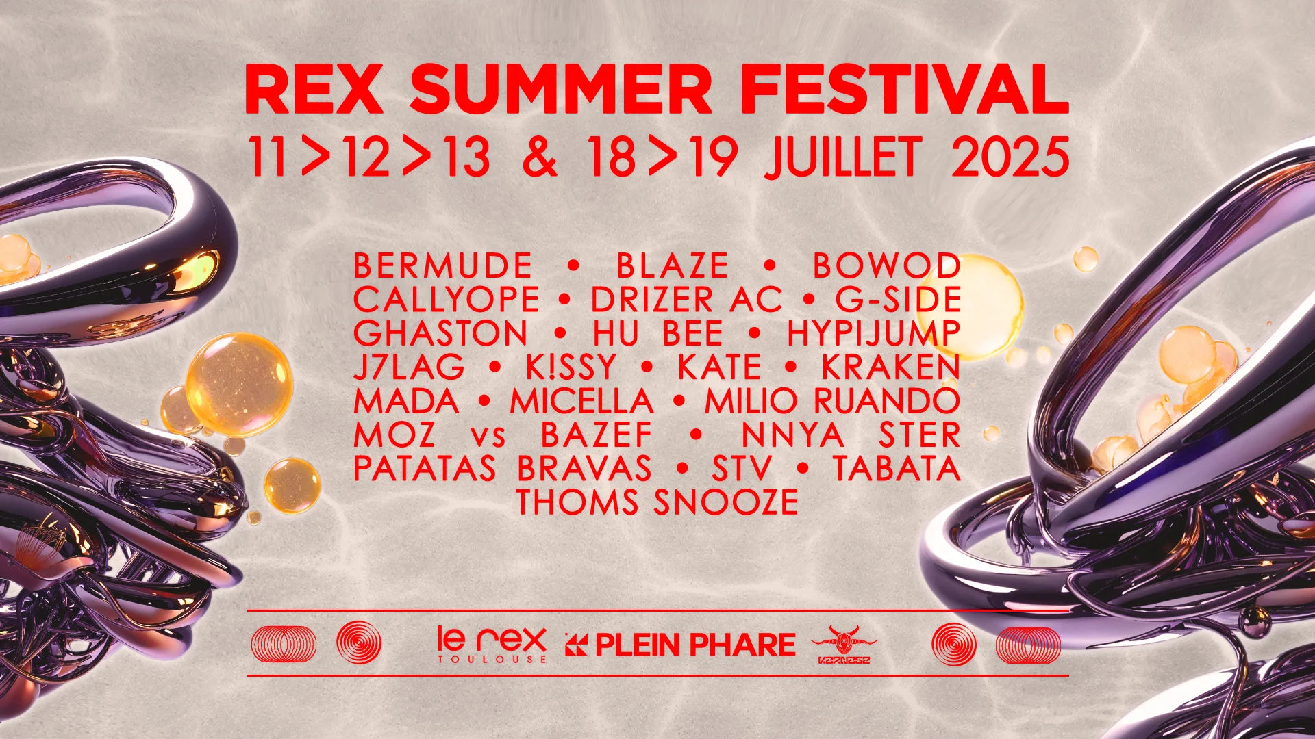 Rex Summer Festival 2025 Cover