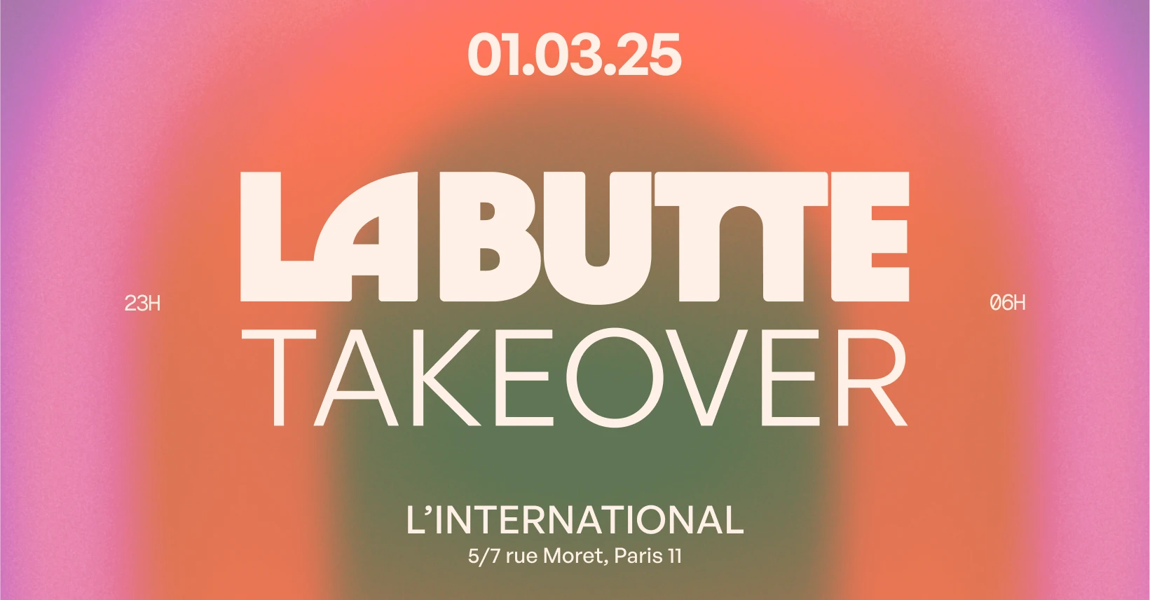 La Butte Takeover - 01.03.25 - L'international Cover