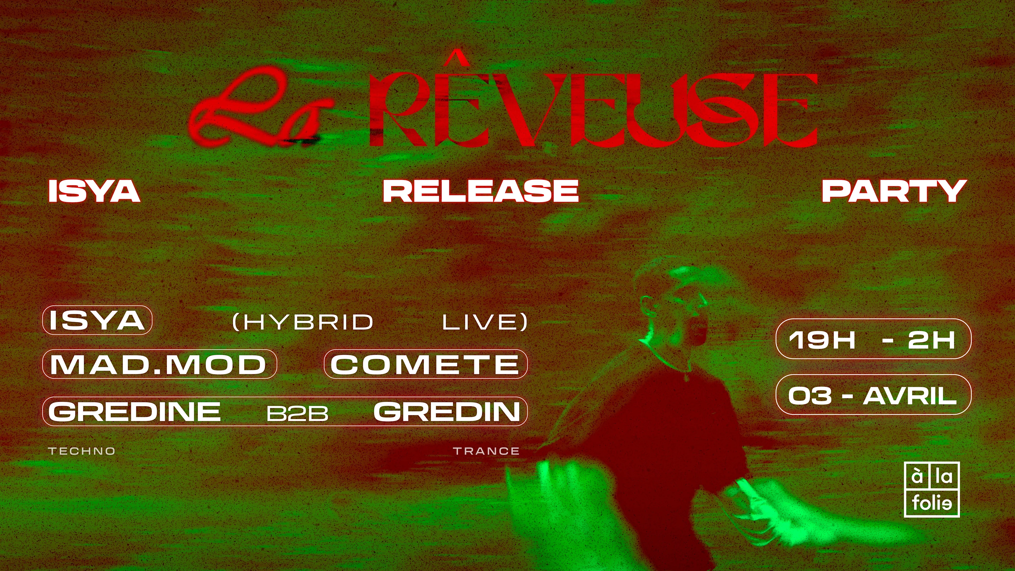La Reveuse : Isya Ep Release Party Cover