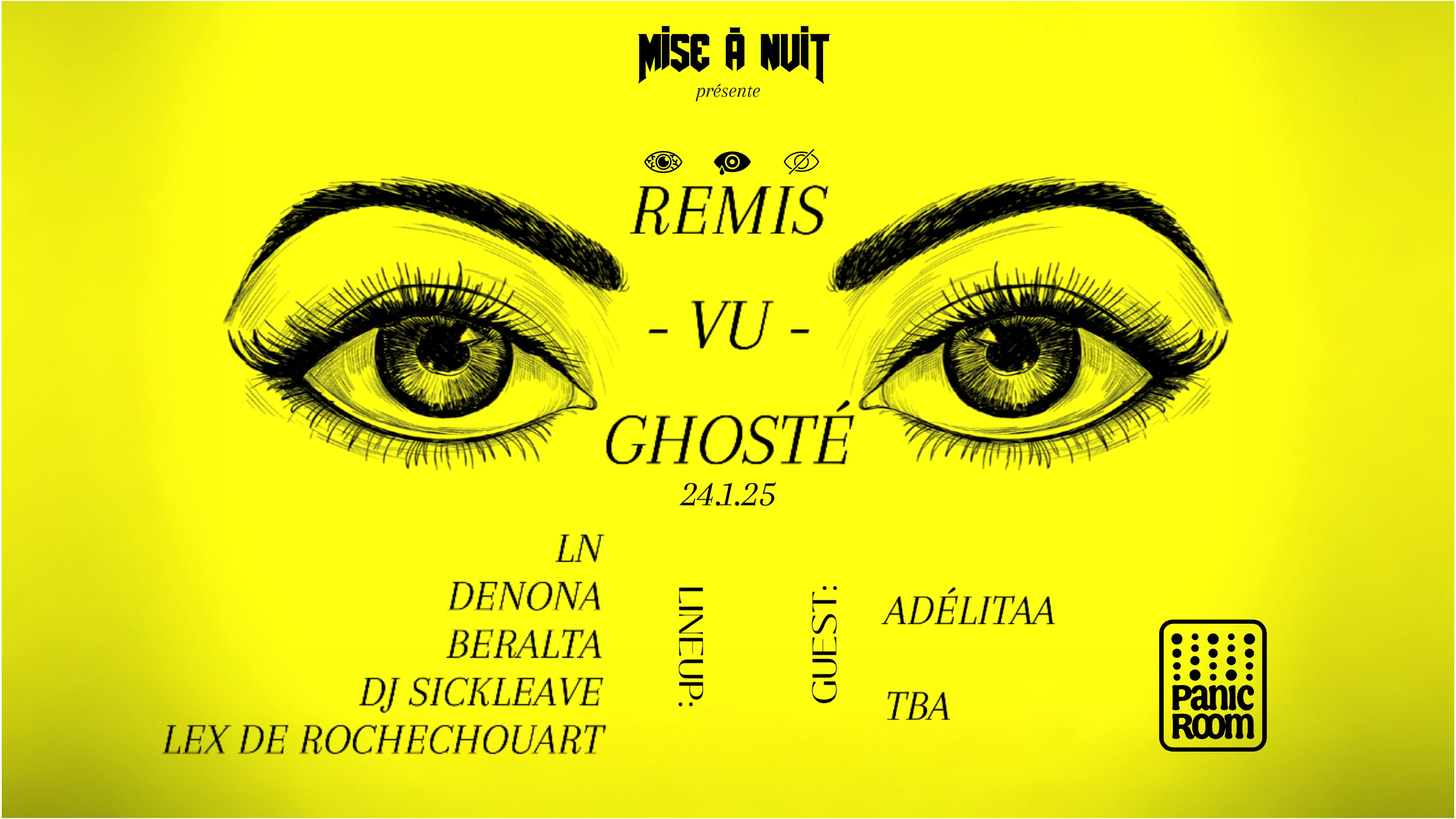 Mise À Nuit • Remis, Vu, Ghosté Cover