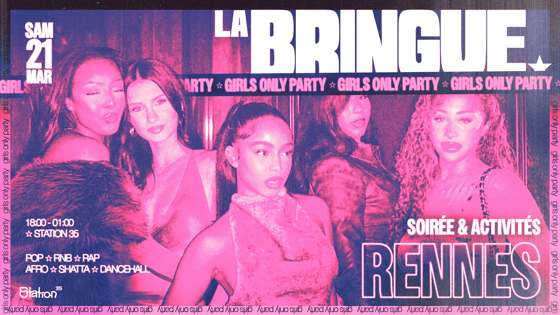 La Bringue - Girls Only - Rennes Cover