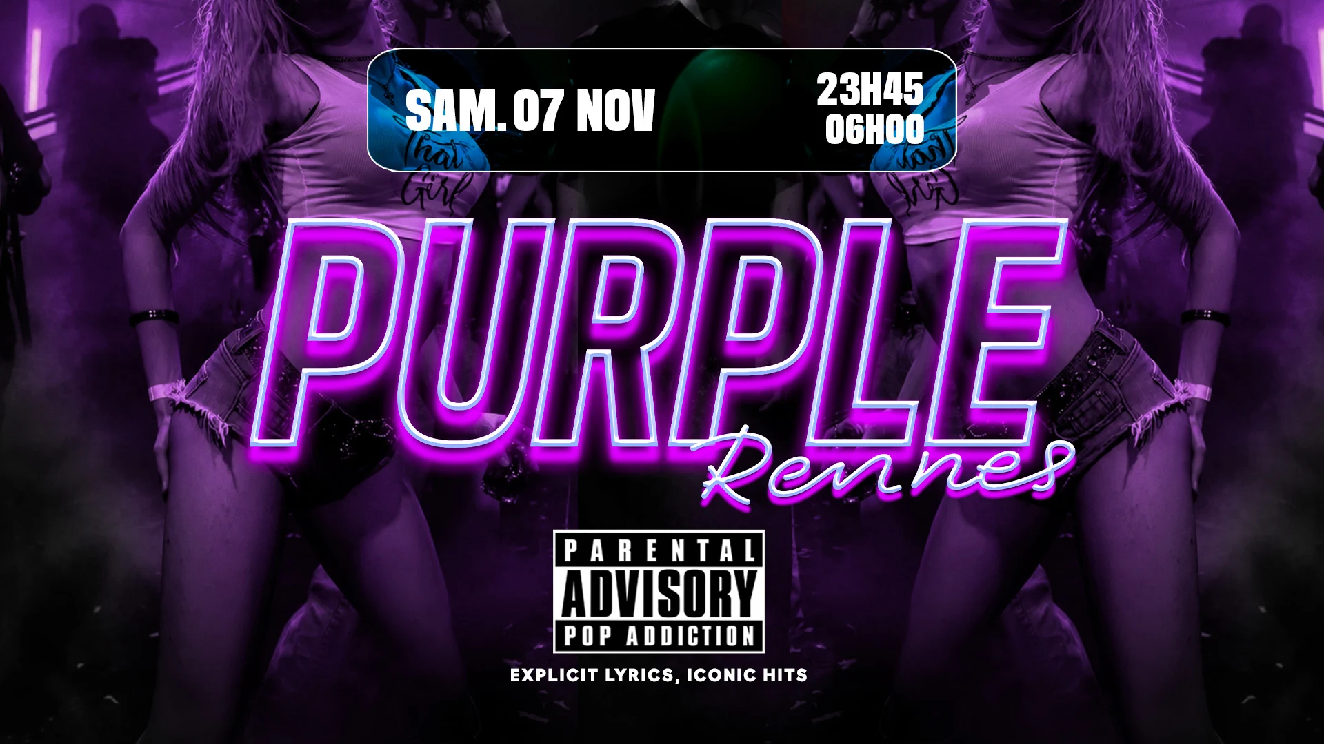 La Purple Rennes - Parental Advisory / Pop Addiction Cover