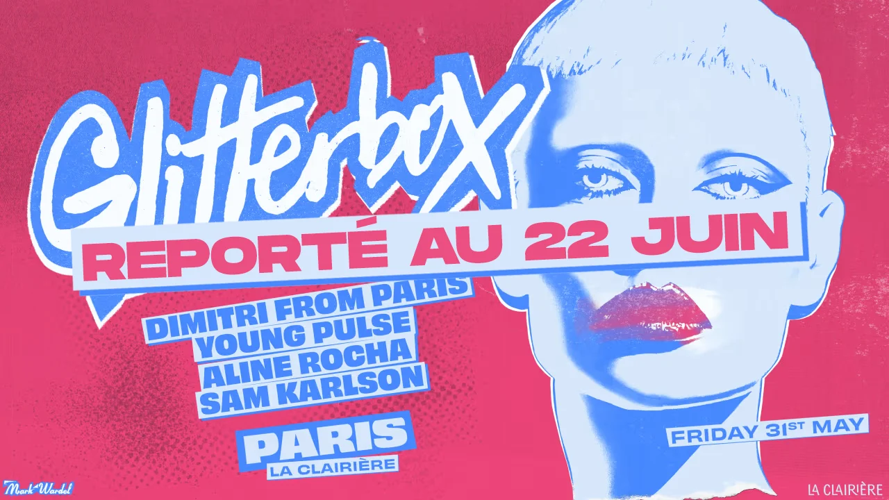 [Annulation] La Clairière X Glitterbox : Dimitri From Paris Cover