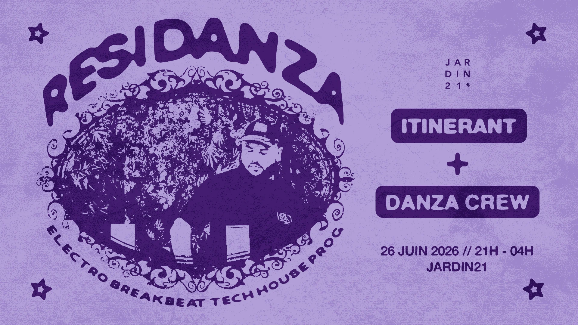 Danza Autoriza X Jardin21 - Dj Sets Cover
