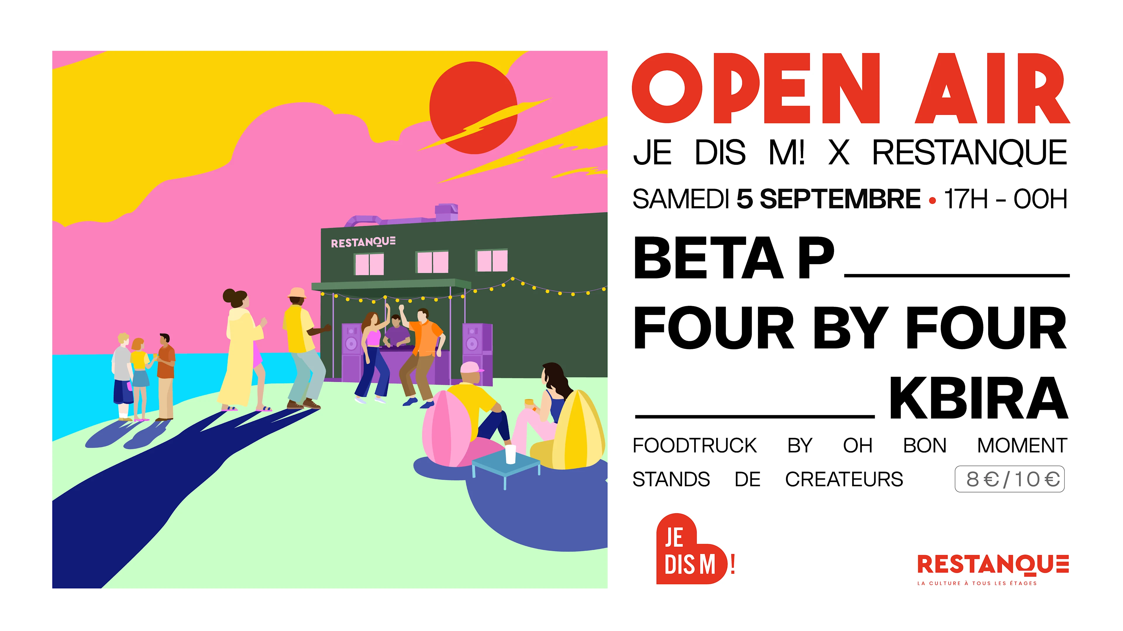 Open Air Je Dis M! X Restanque Cover