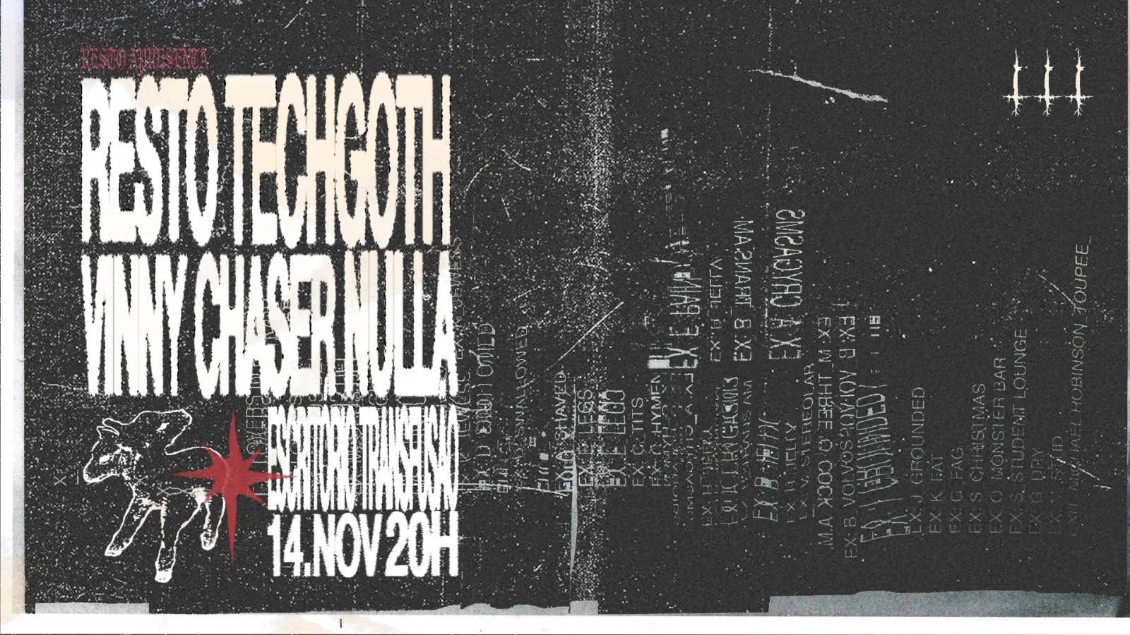 Resto • Techgoth • Vinny Chaser • Nulla No Escritório Cover