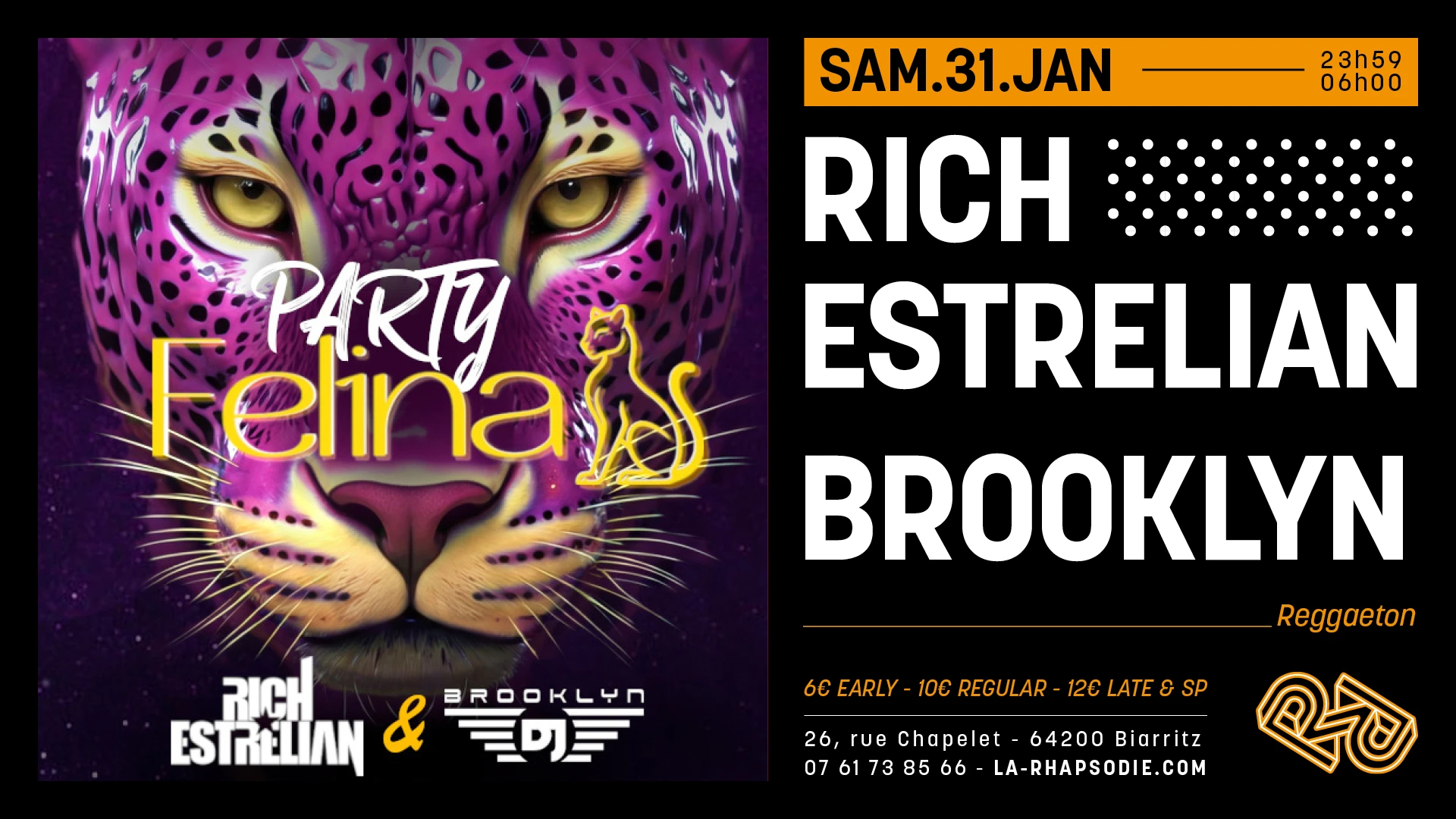 Party Felina : Rich Estrelian • Brooklyn Cover