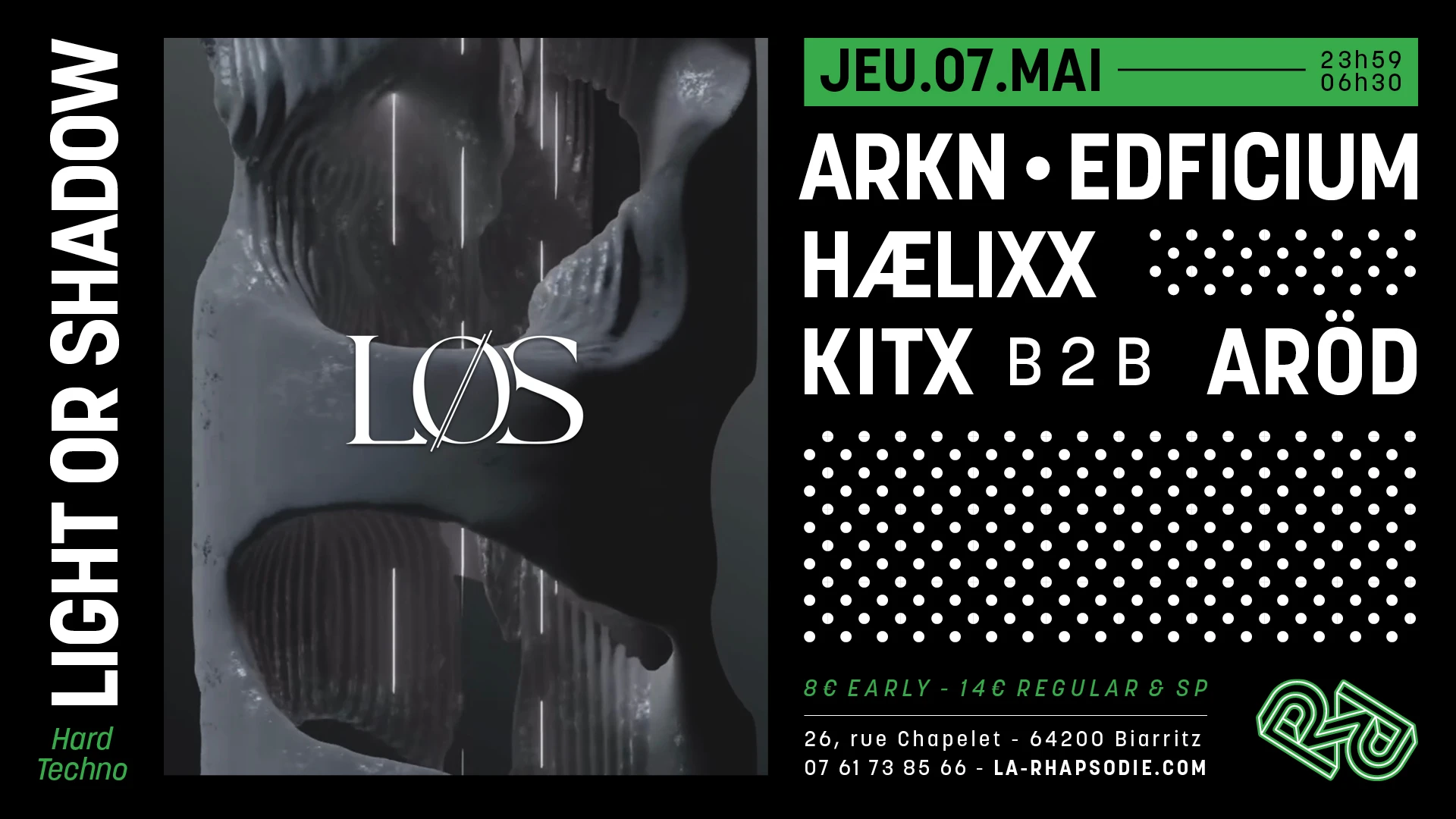 Light Or Shadow : Hælixx • Edficium • Arkn • Kitx B2b Aröd Cover