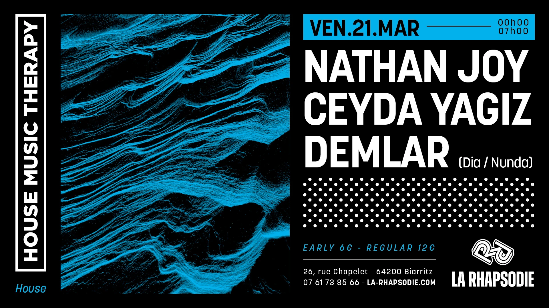 House Music Therapy : Nathan Joy • Ceyda Yagiz • Demlar Cover