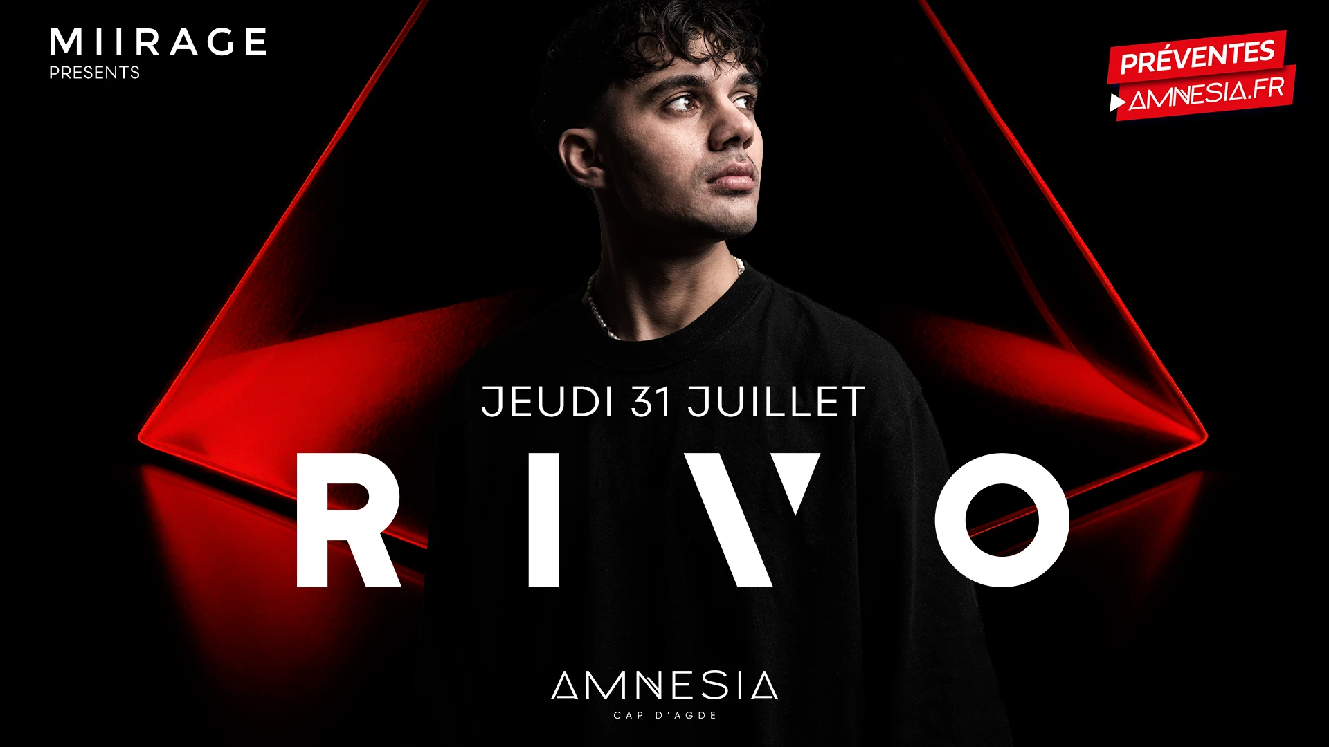 Rivo @ Amnesia Cover