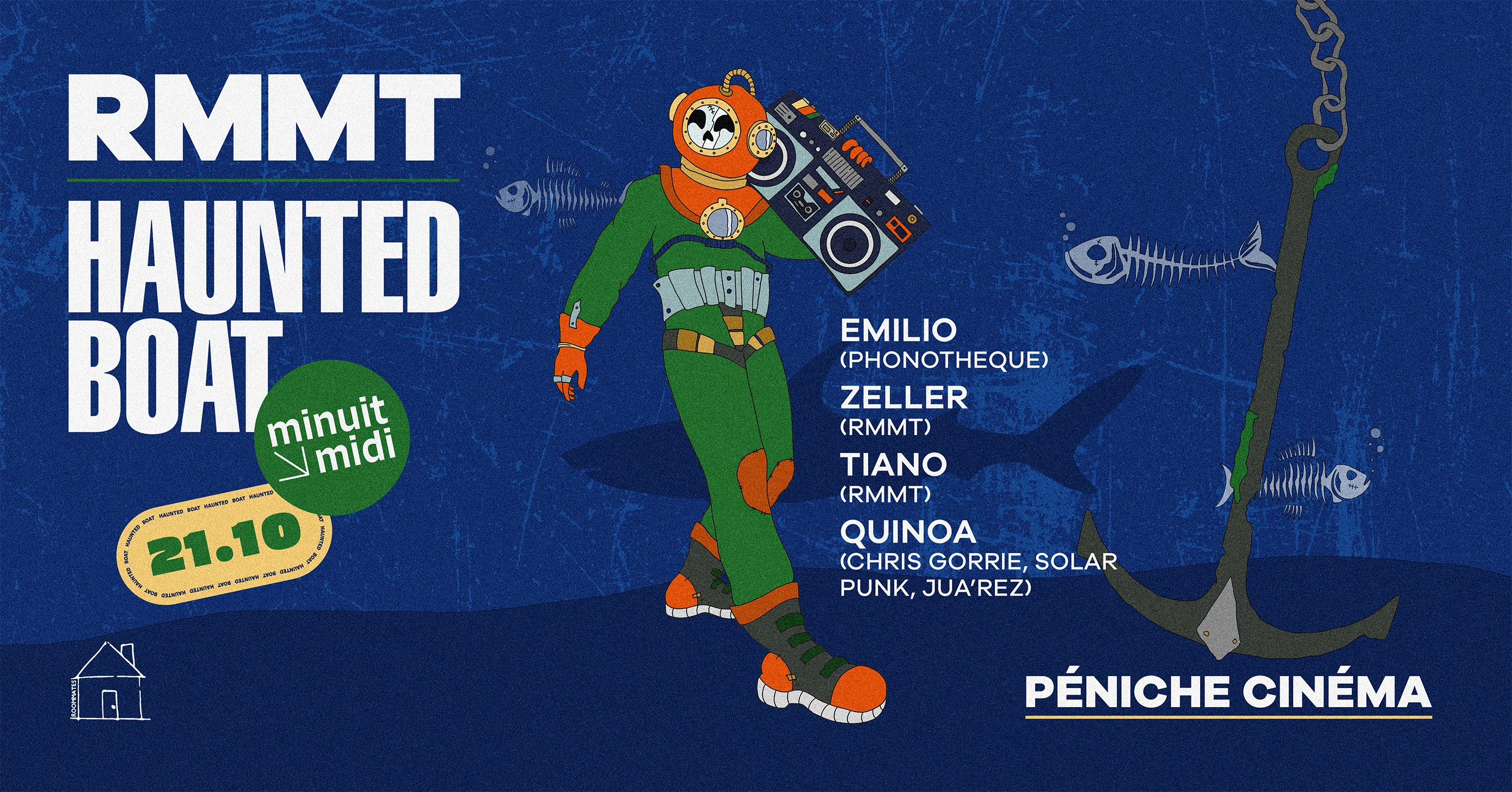 Rmmt Haunted Boat W/ Emilio, Quinoa, Zeller, Tiano Cover