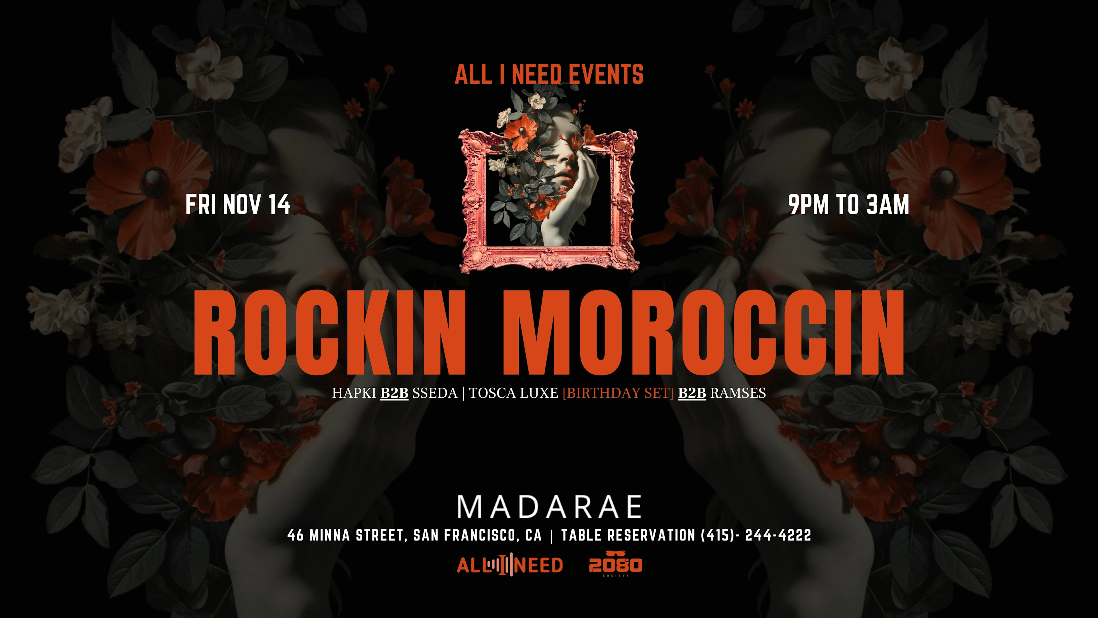 Rockin Moroccin [Afro House] At Madarae San Francisco Cover