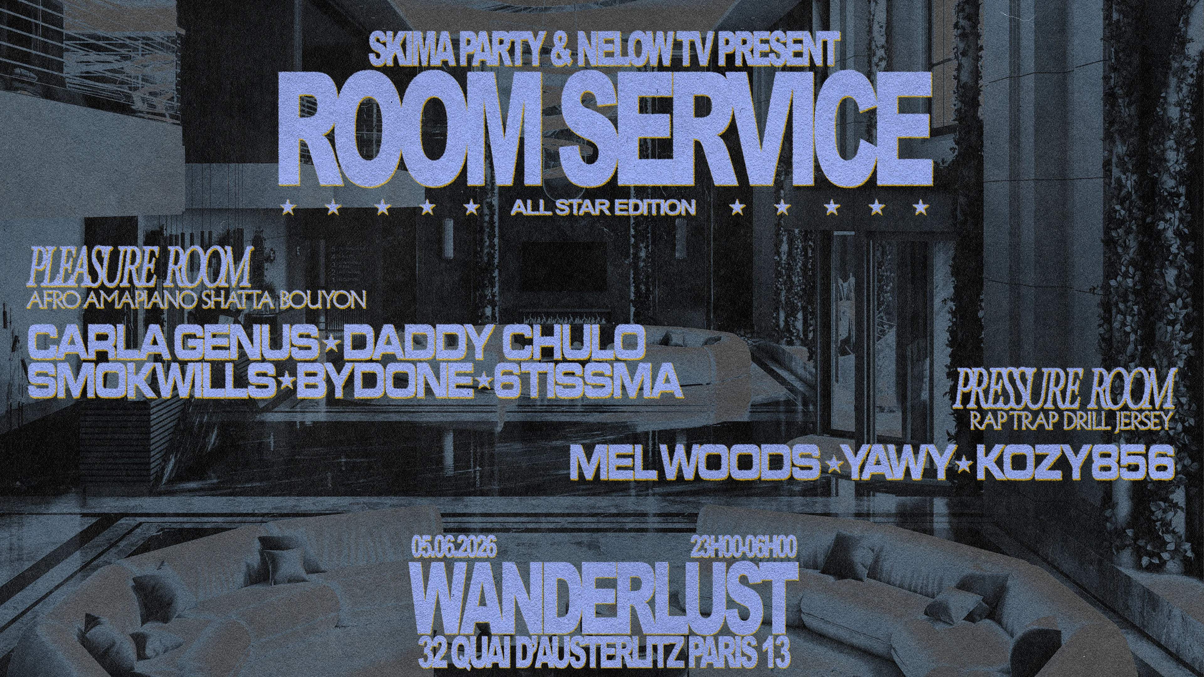 Skima Party : Carla Genus, Mel Woods, Daddy Chulo & More Cover