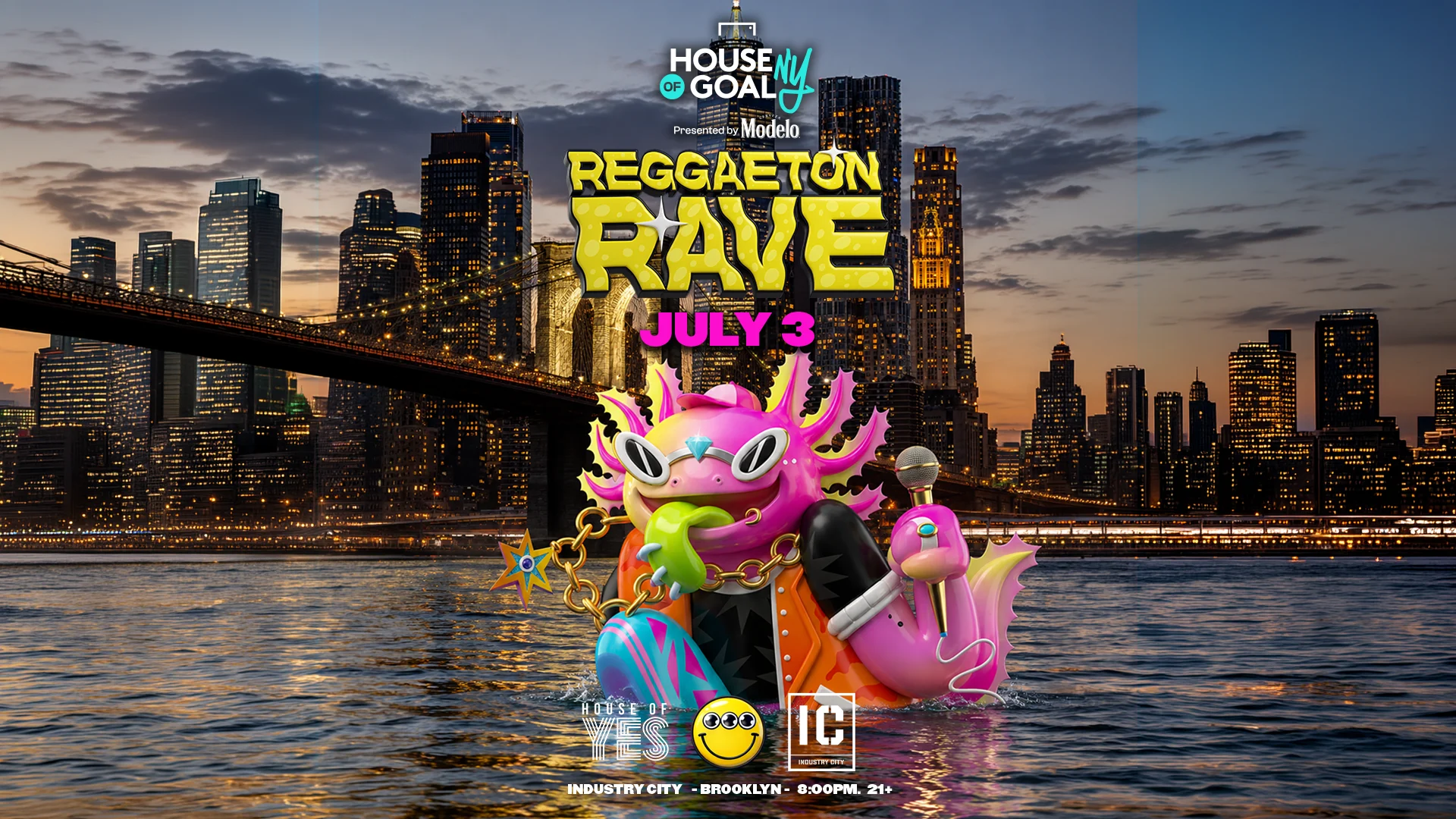 Reggaeton Rave @ Industry City Cover