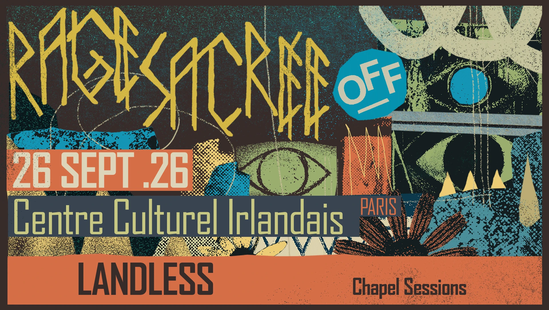 Rage Sacrée Off X Chapel Sessions : Landless Cover