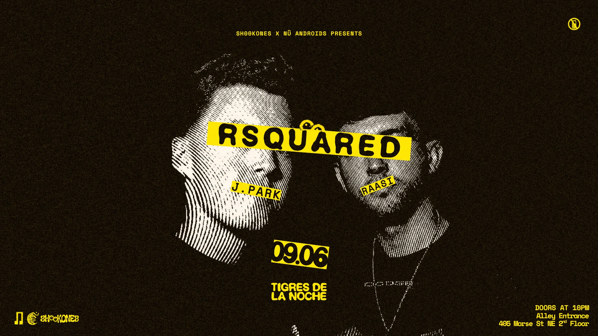 Sh00k Ones X Nü Androids Present: Rsquared Cover