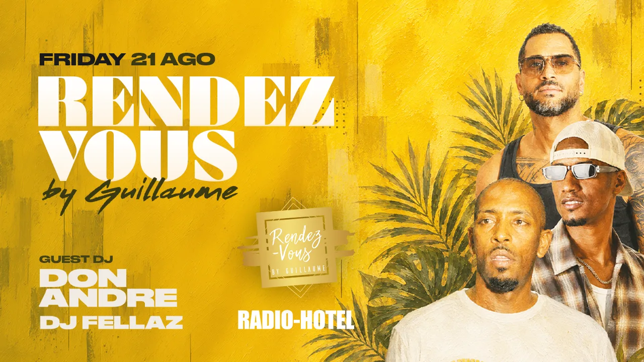 Rendez-Vous By Guillaume Radio Hotel 21 August 2026 Cover