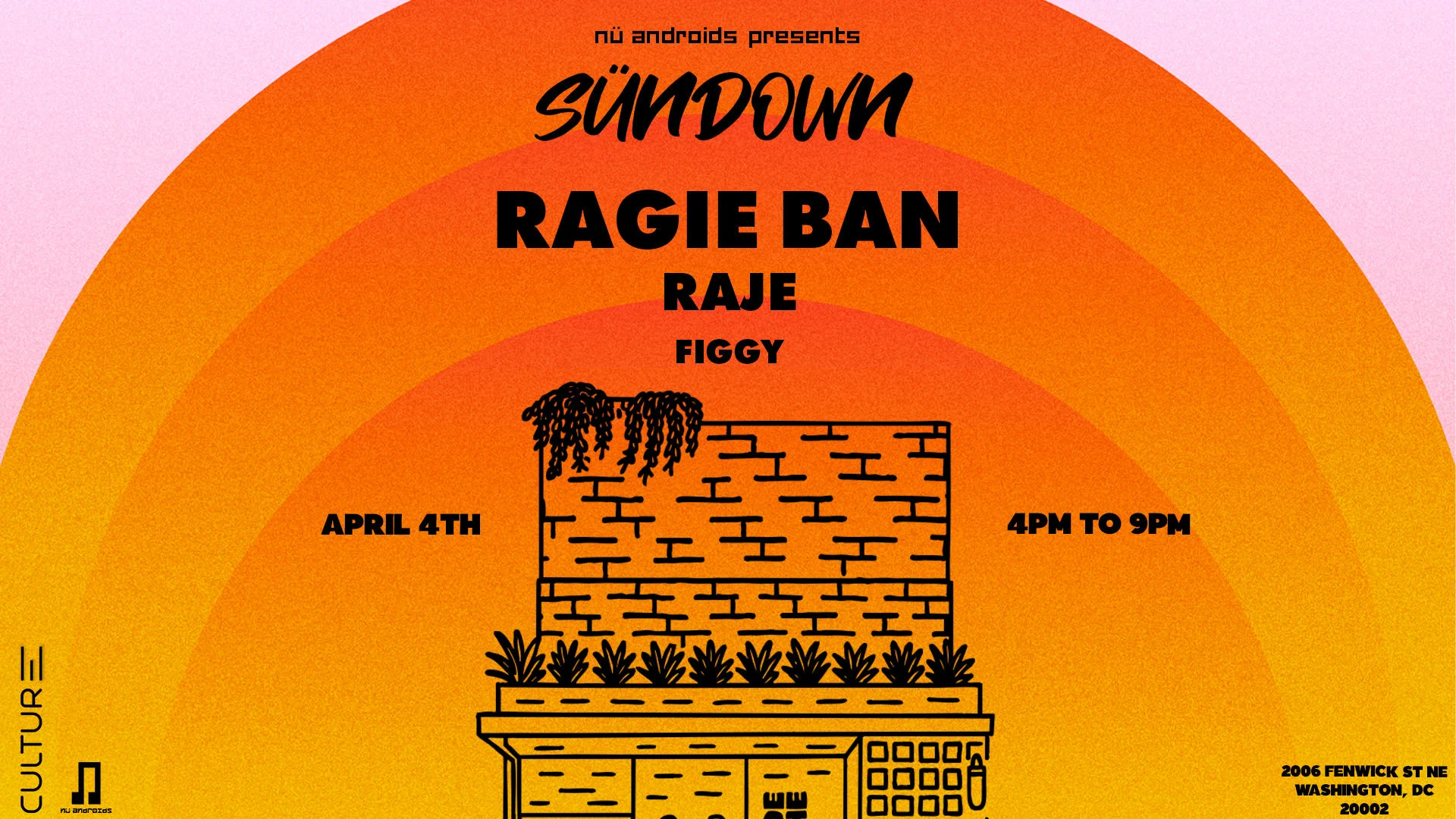 Nü Androids Presents Sündown: Ragie Ban Cover