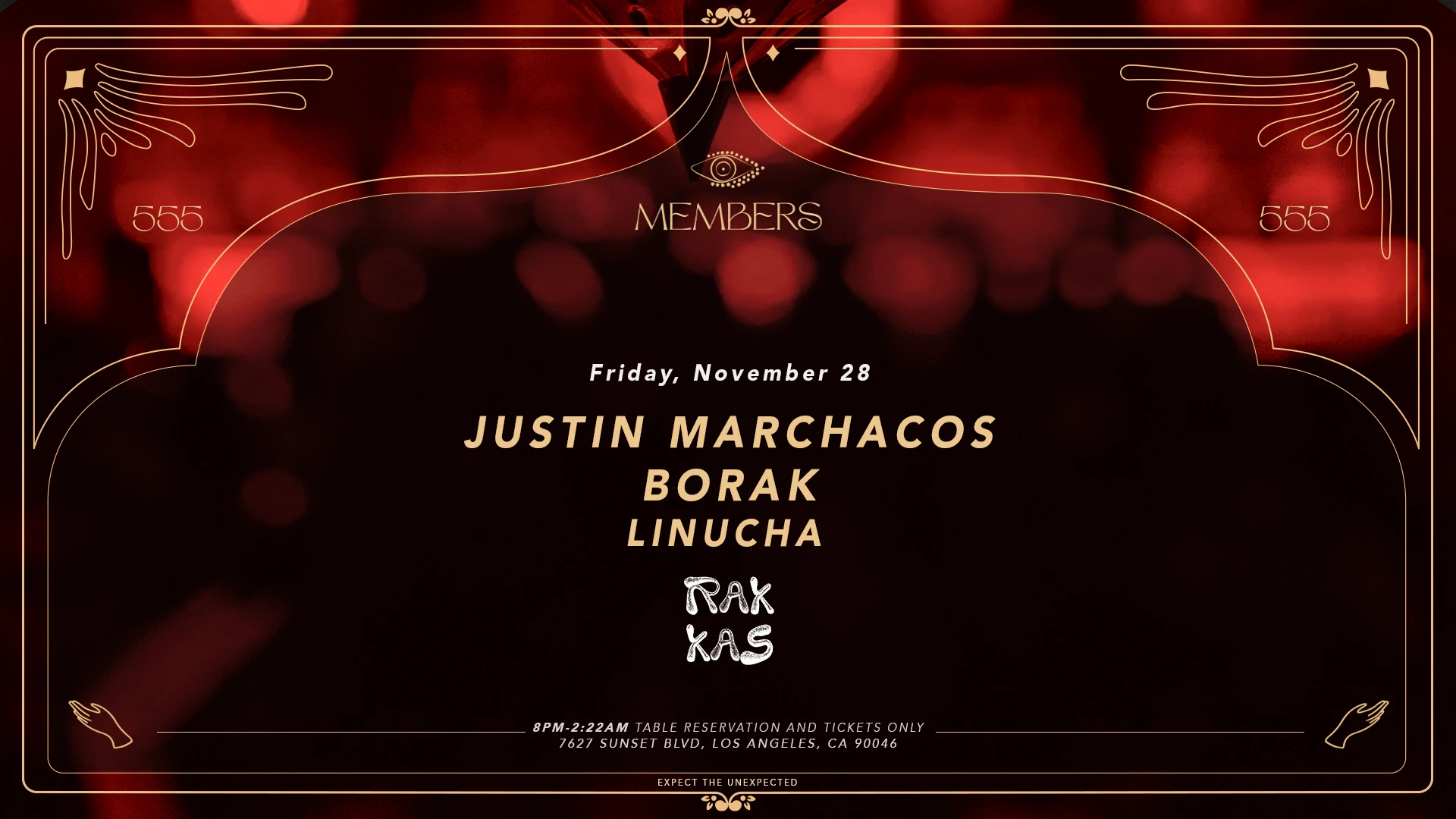 Rakkas Vol.VI With Justin Marchacos | Borak | Linucha Cover