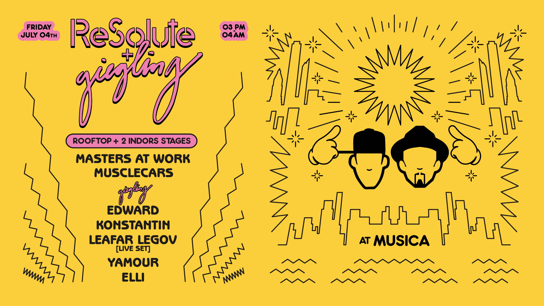 Resolute Presents: Masters At Work And Giegling Cover