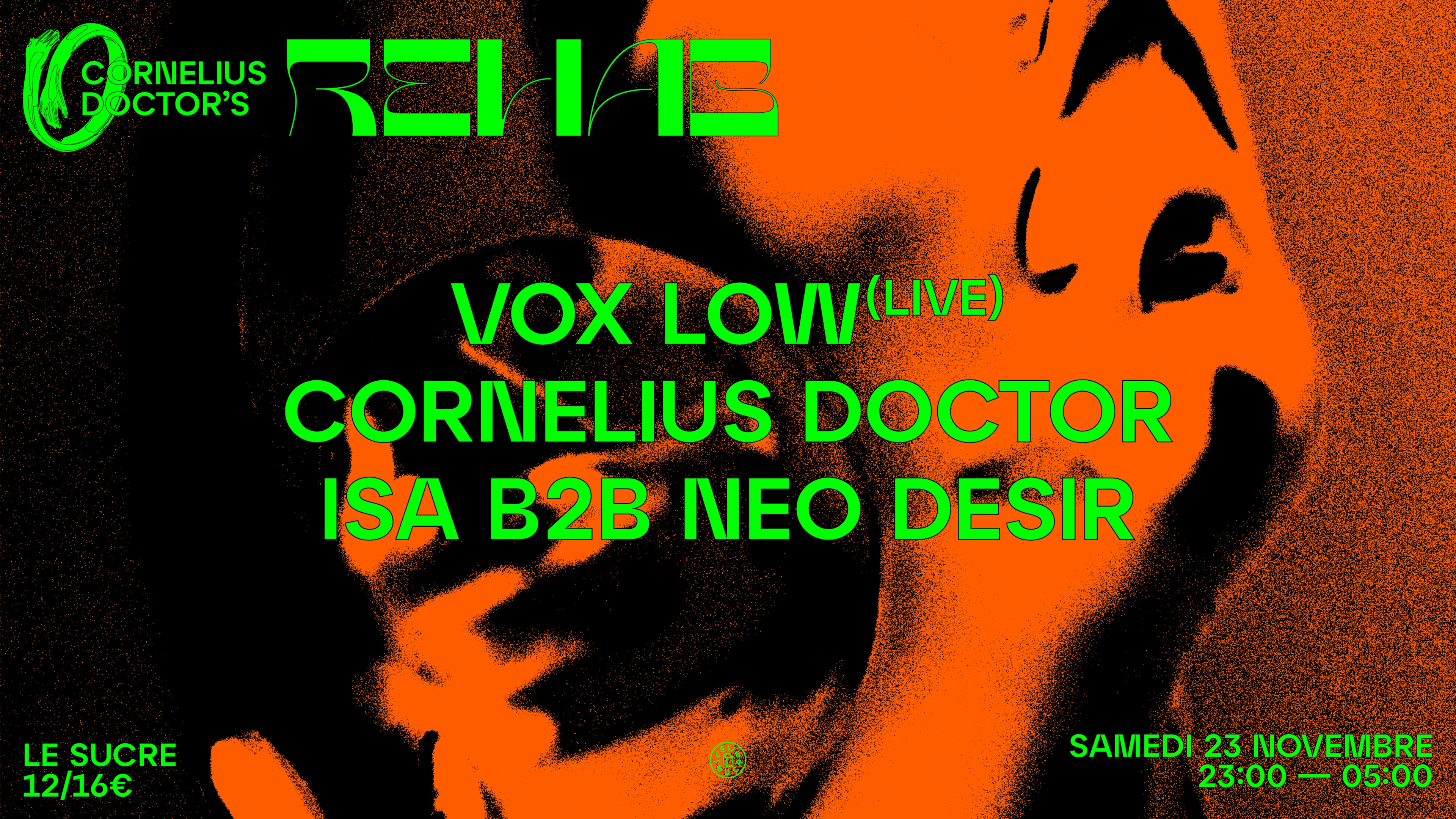 Club X Rehab : Vox Low (Live), Cornelius Doctor, Isa... Cover