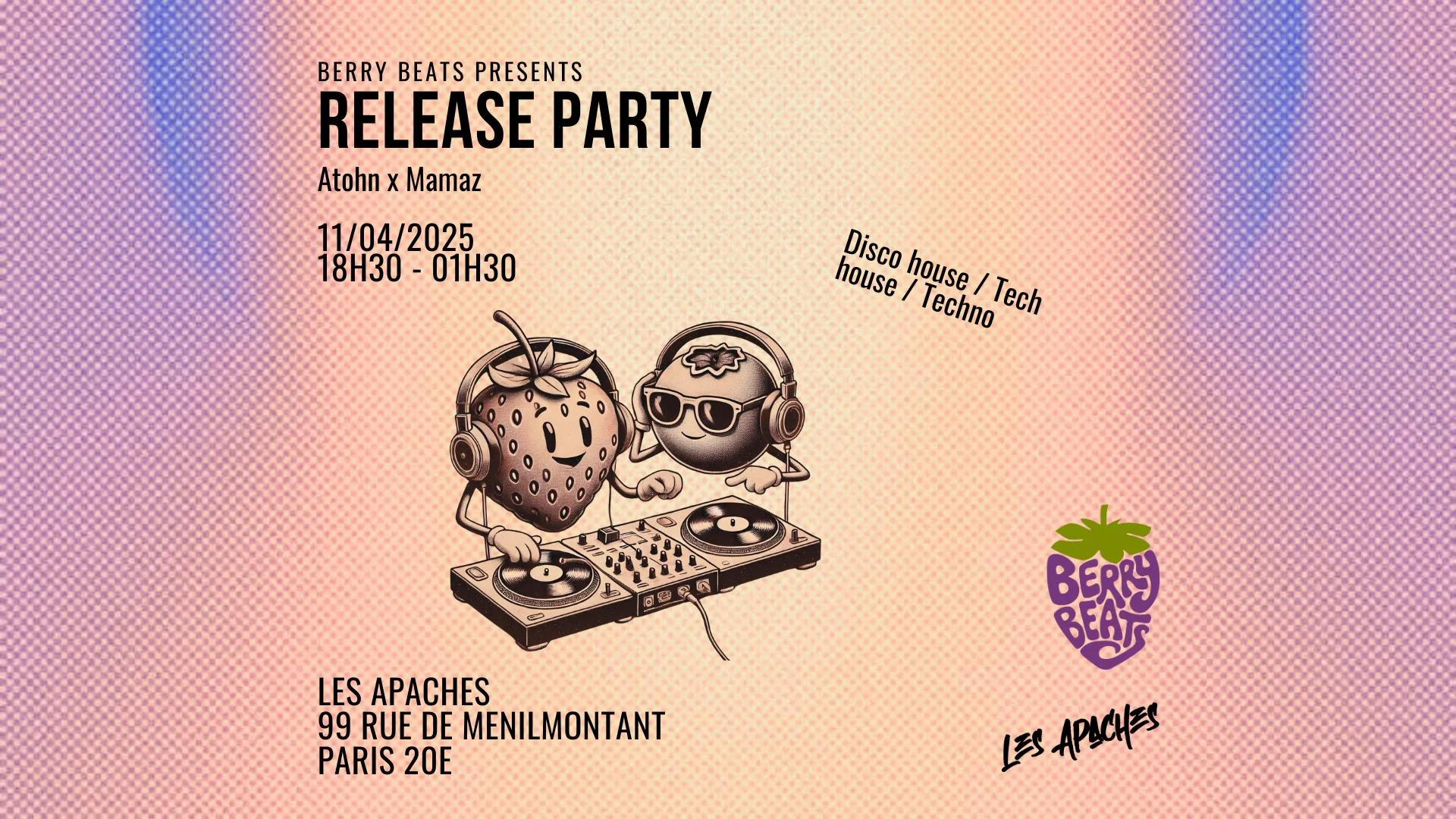 Berry Beats - Release Party Cover