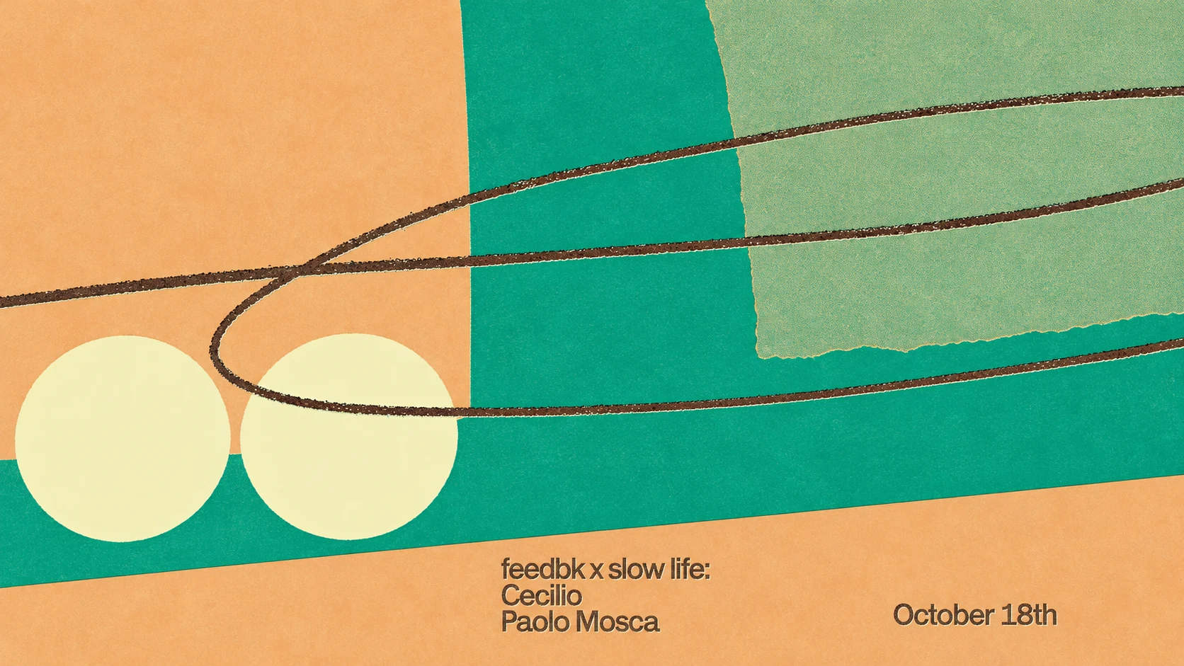Feedbk X Slow Life With Cecilio, Paolo Mosca Cover