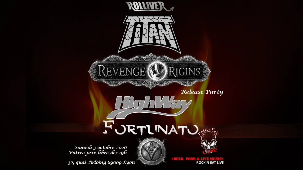 Revenge (Release Party) + Titan + Highway + Fortunato Cover