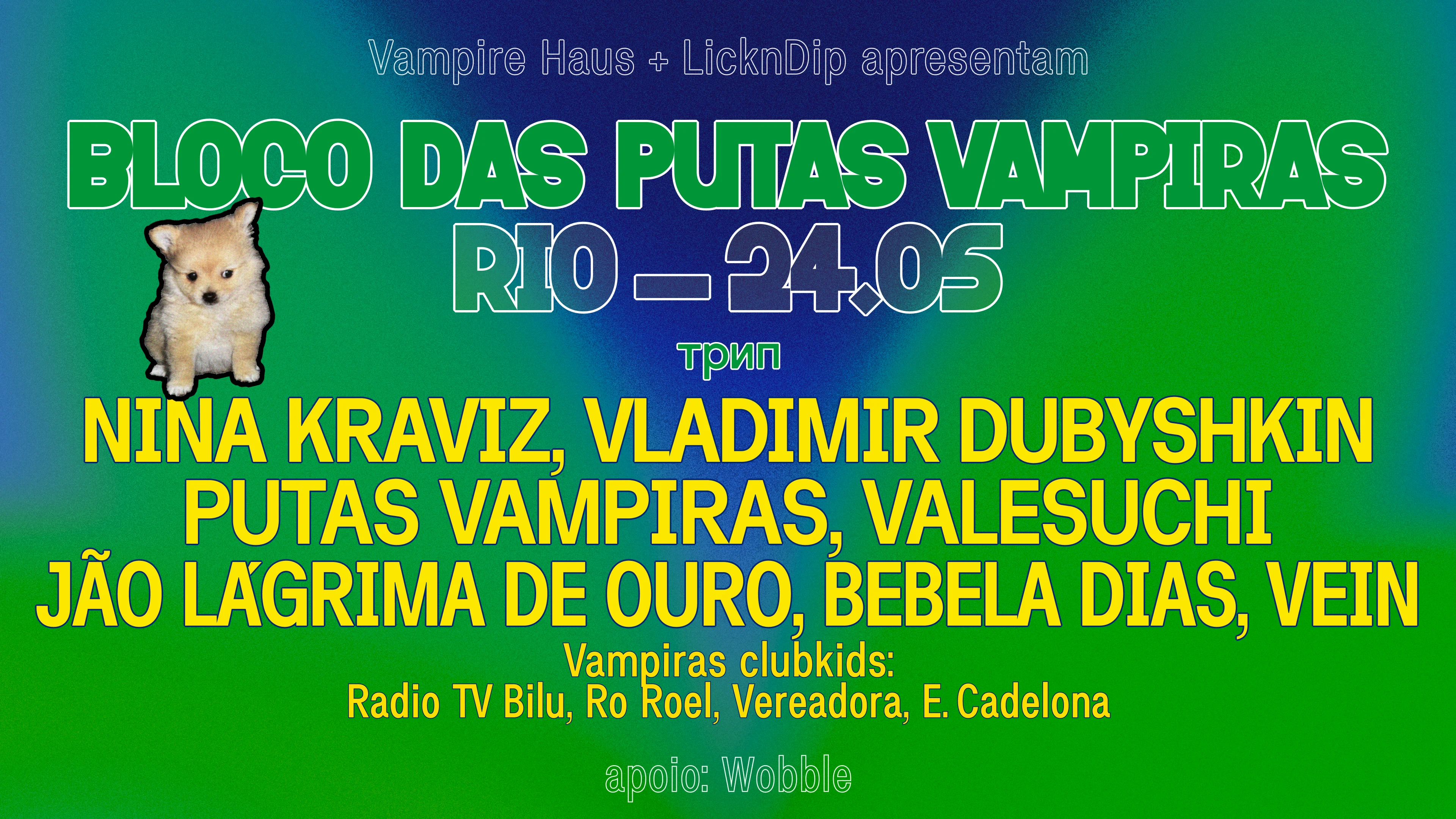 Vampire Haus 24/5 No Rio: Nina Kraviz & Bloco Putas Vampiras Cover