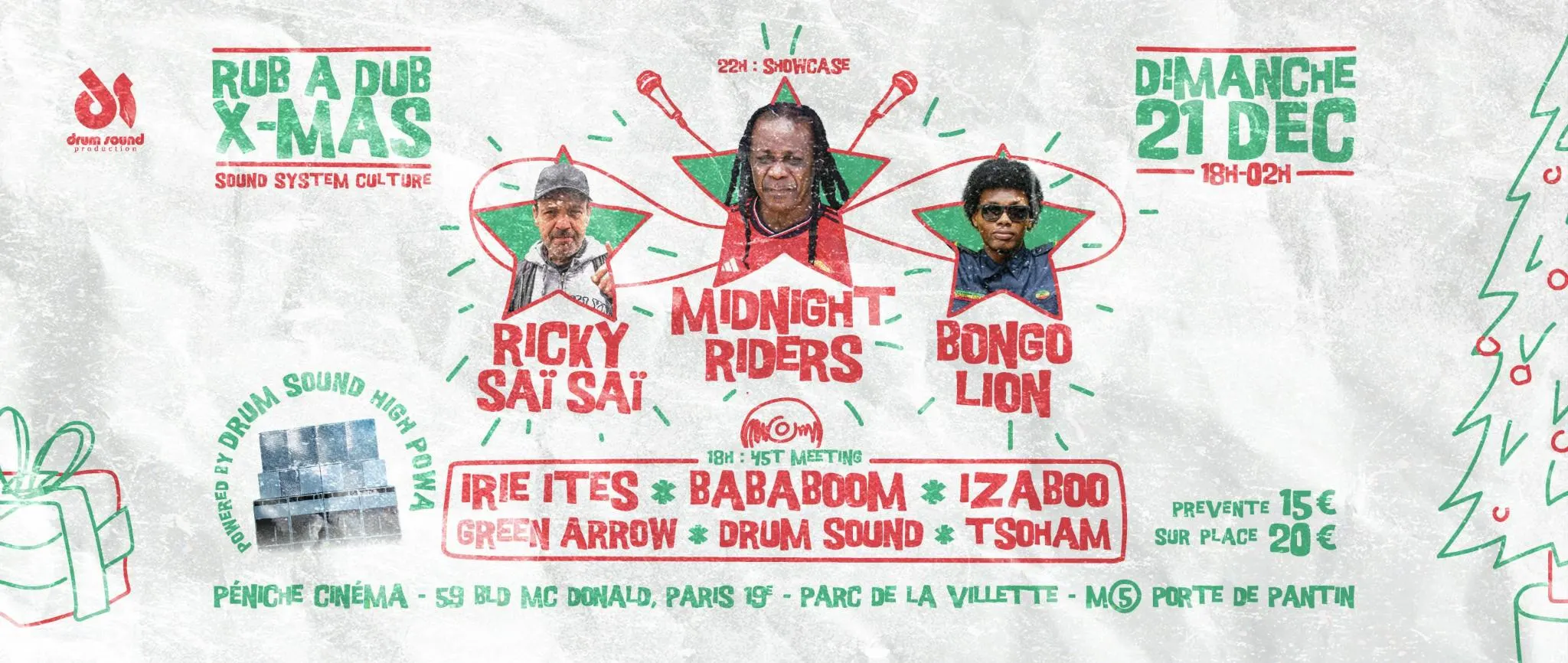 Midnight Riders X Ricky Saï Saï X Bongo Lion X Irie Ites Cover