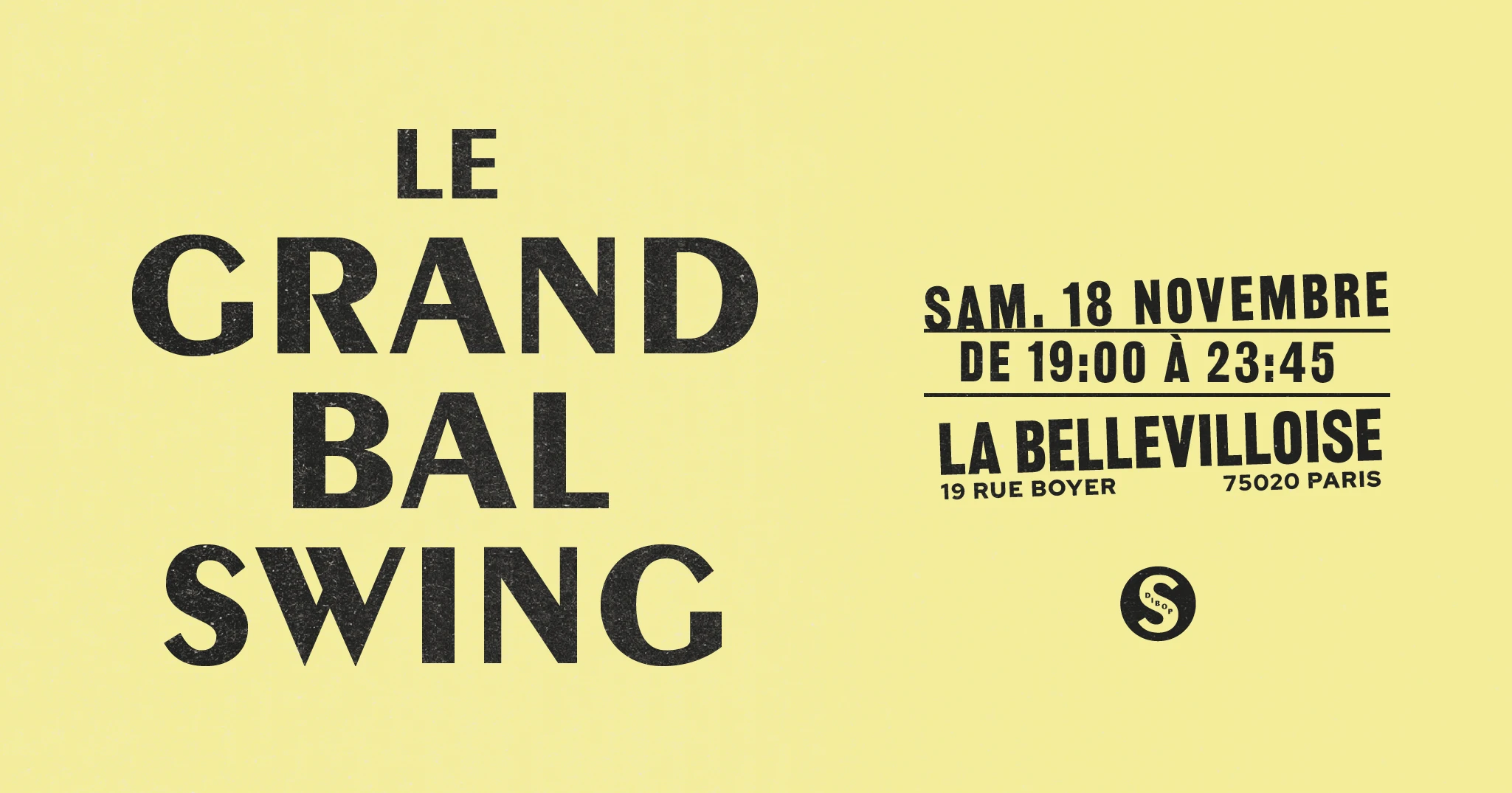 Le Grand Bal Swing | 18.11.23 Cover