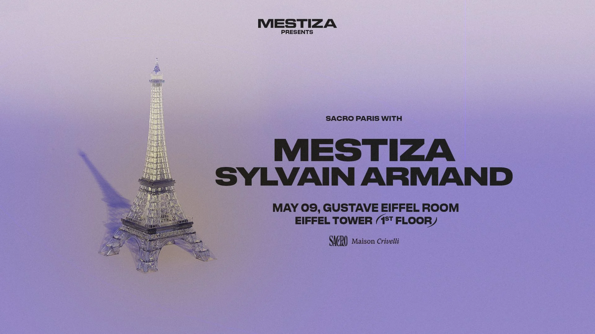 Mestiza Presents Sacro Gustave Eiffel Room Cover
